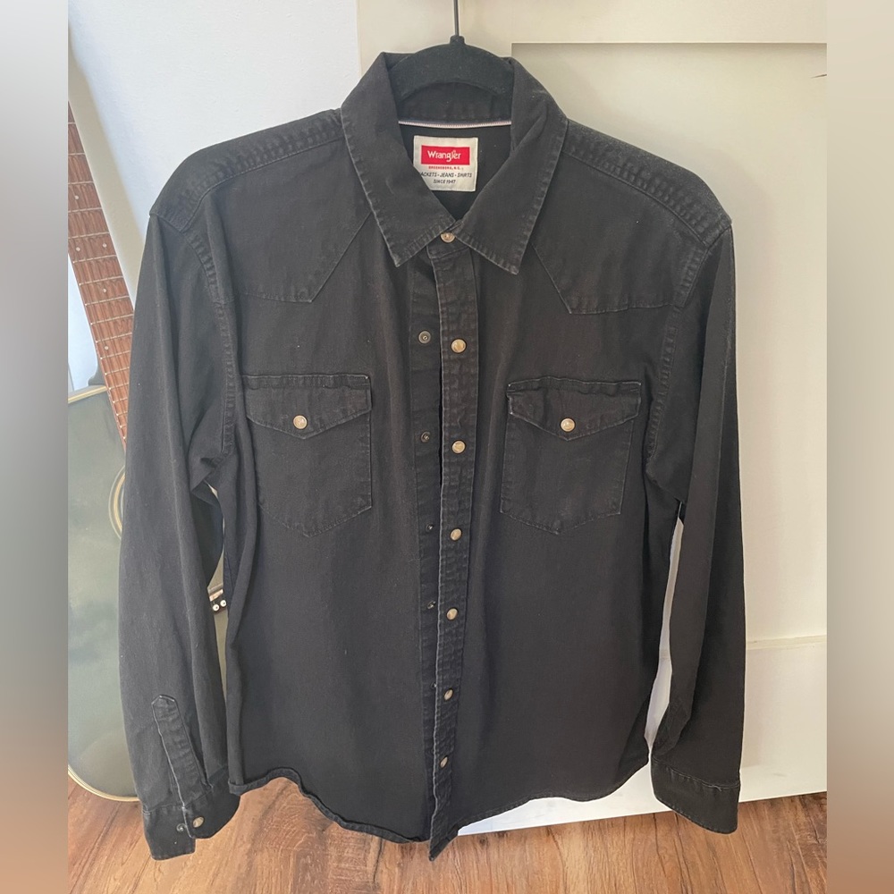 Wrangler Black Denim Jacket